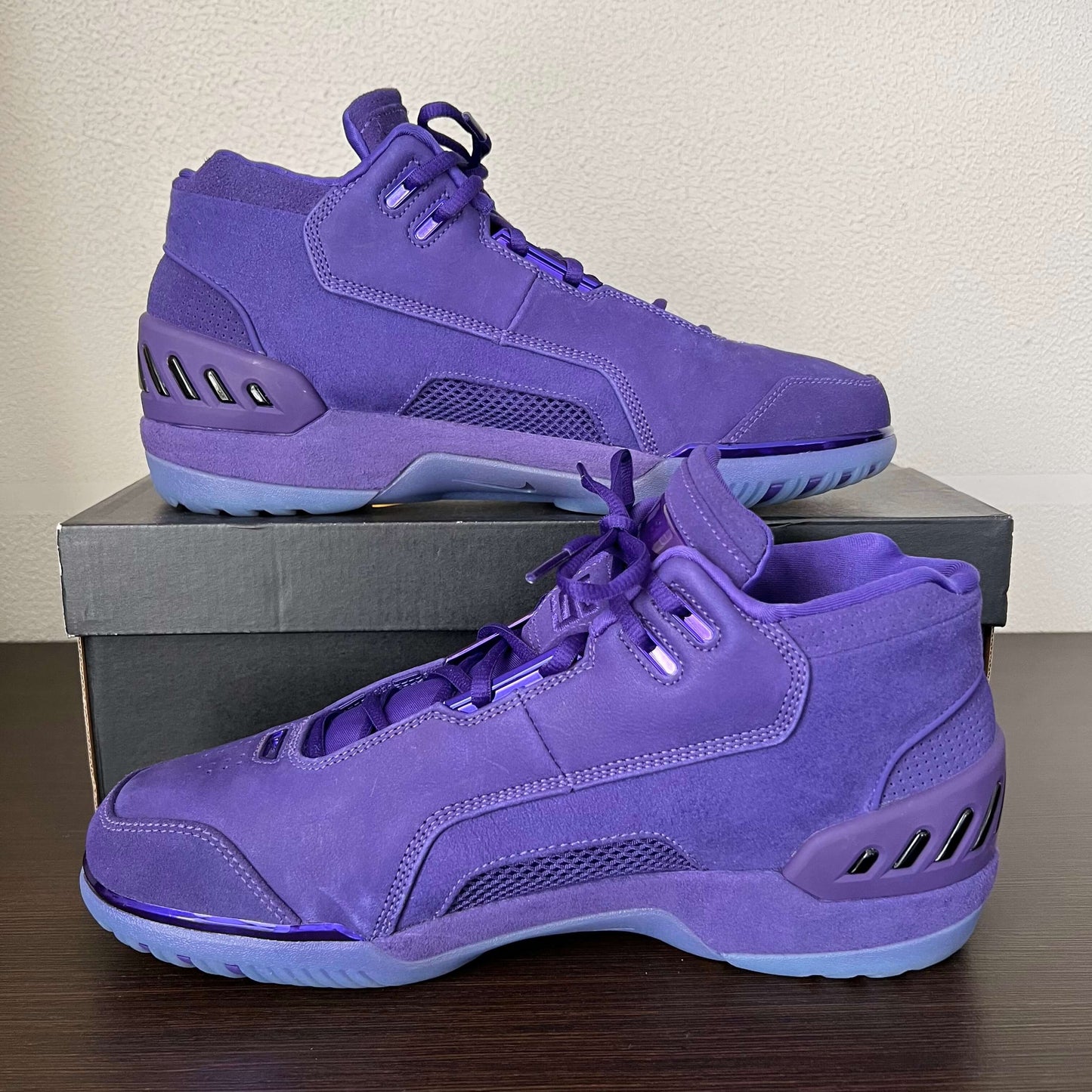Nike Air Zoom Generation Court Purple Suede Lebron