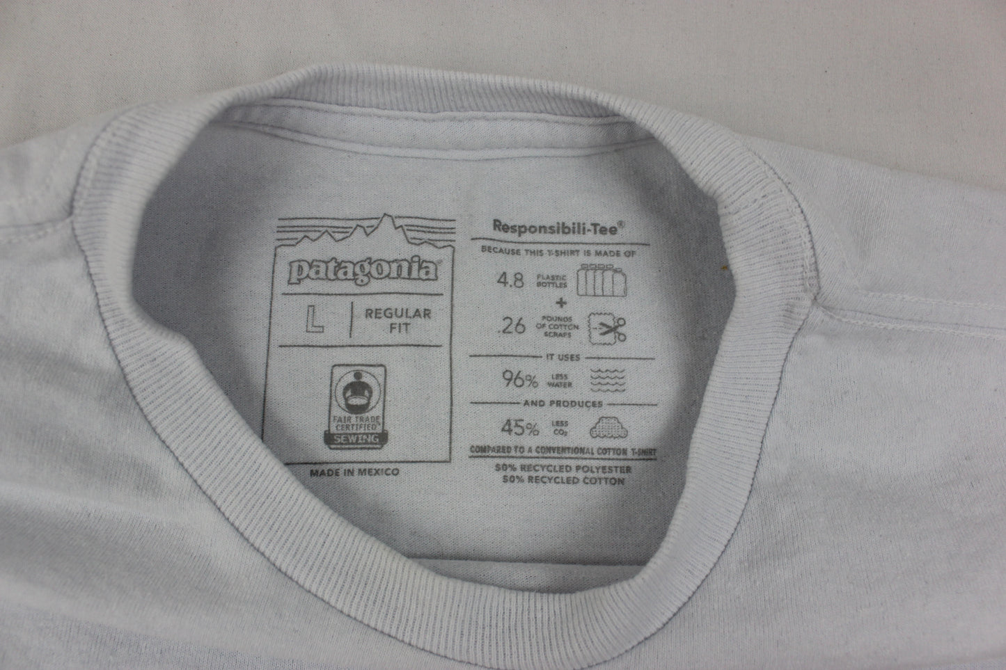 Patagonia White Responsibili-Tee T-Shirt
