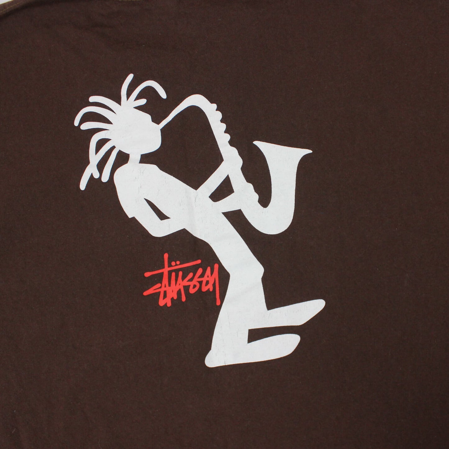 Vintage Rare Stussy Outdoot Saxophone T-Shirt