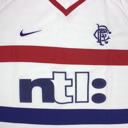 2000-2001 Nike Glasgow Rangers Away Jersey White