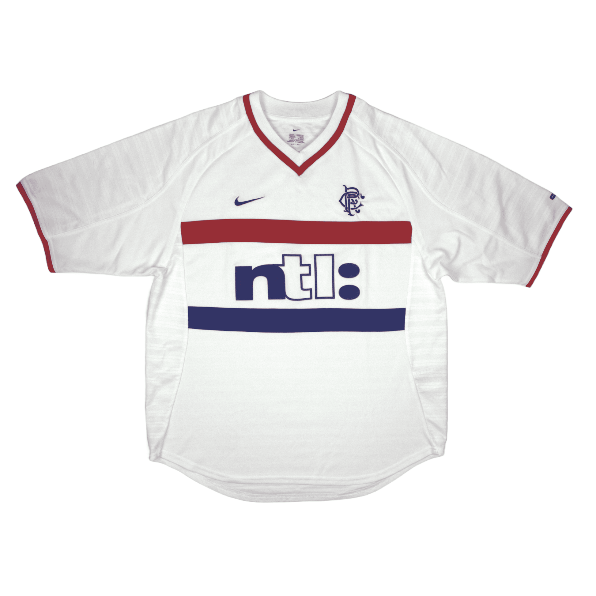 2000-2001 Nike Glasgow Rangers Away Jersey White