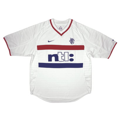 2000-2001 Nike Glasgow Rangers Away Jersey White