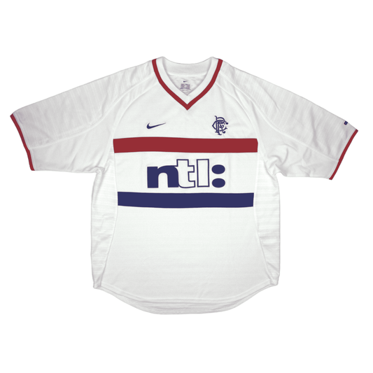 2000-2001 Nike Glasgow Rangers Away Jersey White