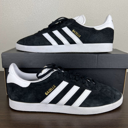 Adidas Gazelle Black White US 10.5