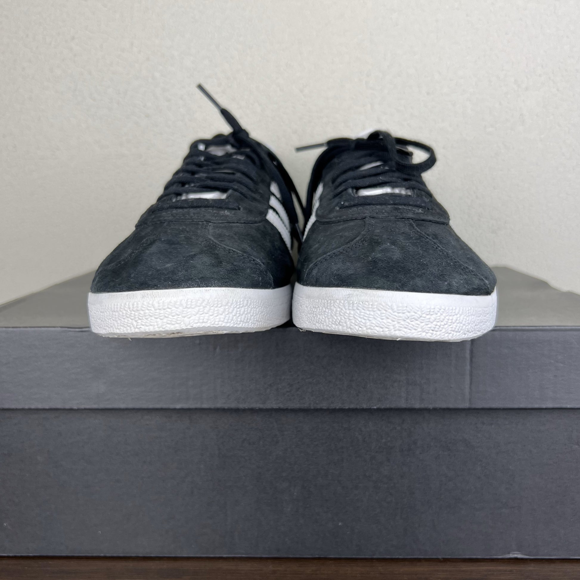 Adidas Gazelle Black White US 10.5