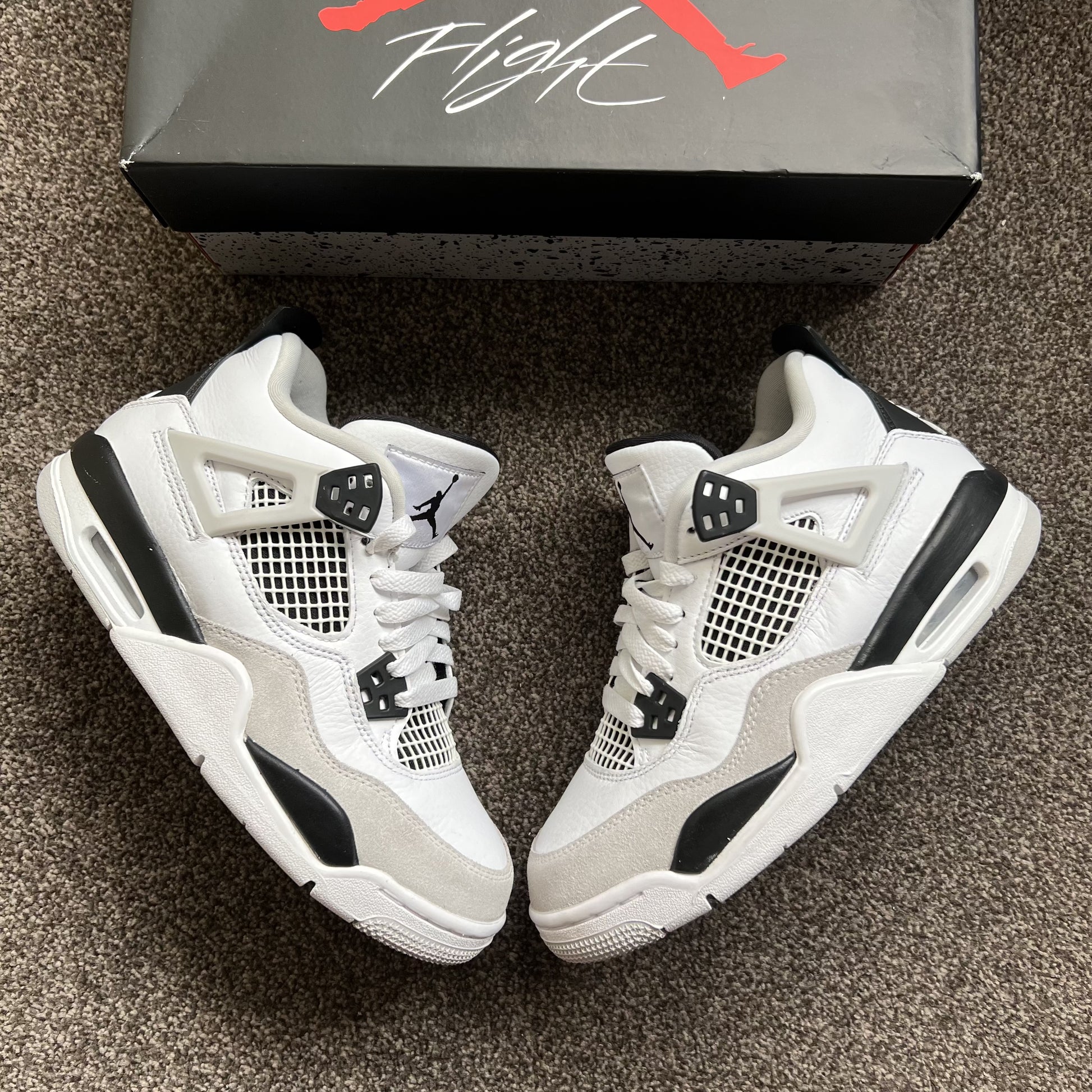 Nike Air Jordan 4 Retro Military Black GS