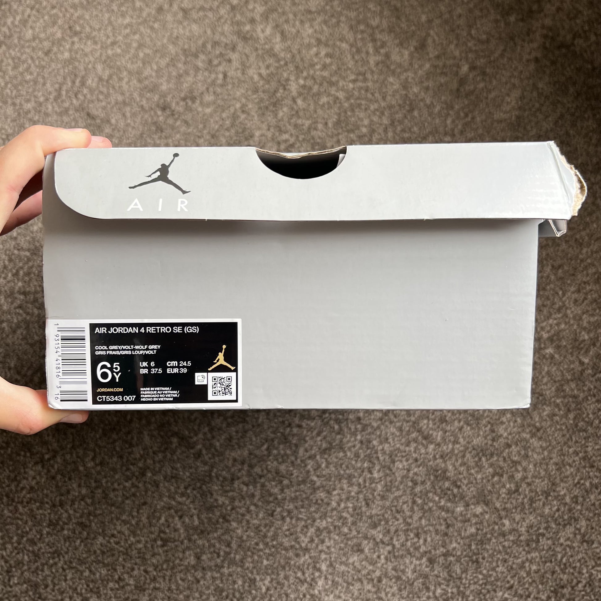 Nike Air Jordan 4 SE Neon GS