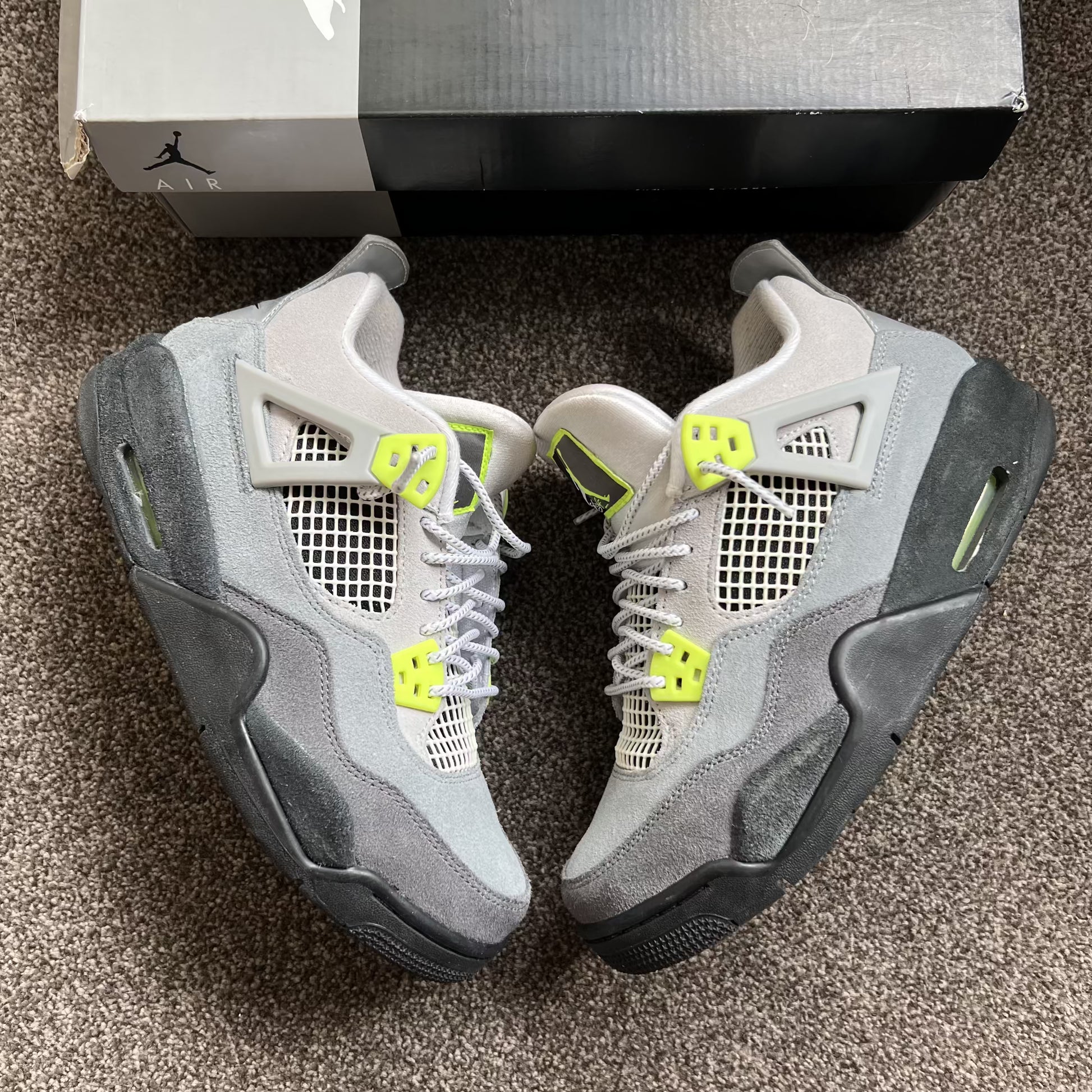 Nike Air Jordan 4 SE Neon GS