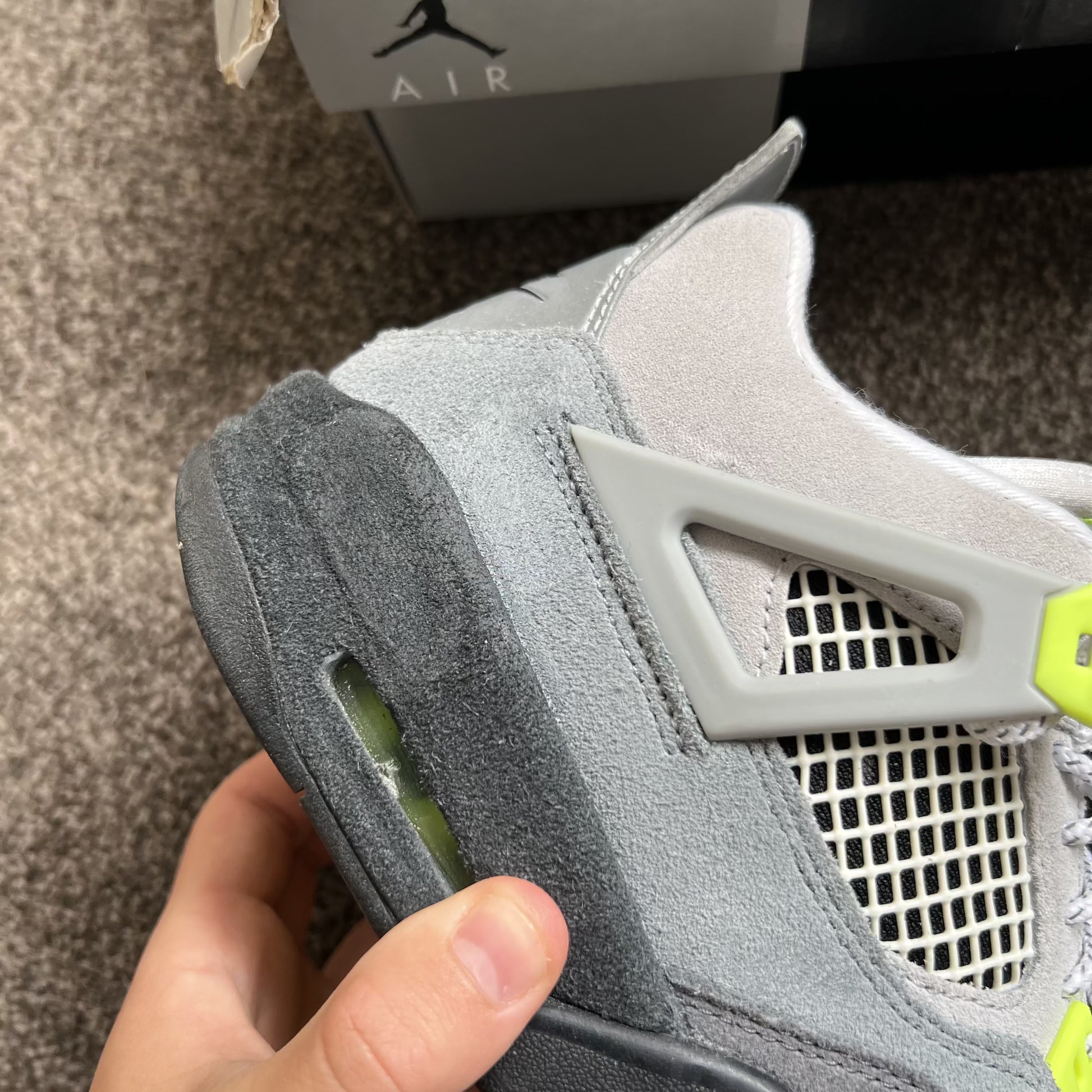 Nike Air Jordan 4 SE Neon GS