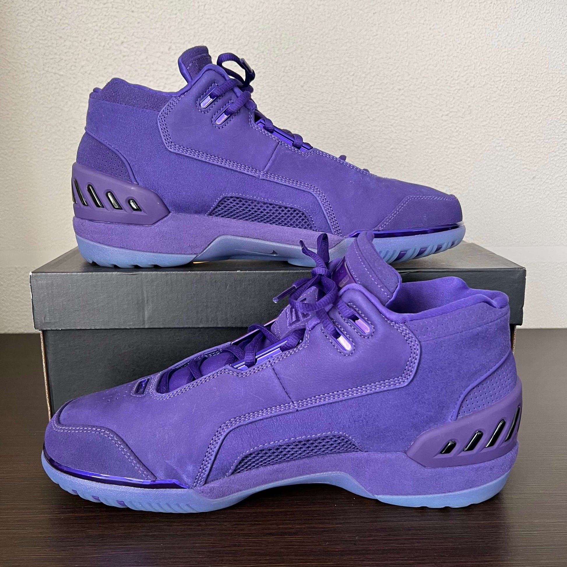 Nike Air Zoom Generation Court Purple Suede Lebron