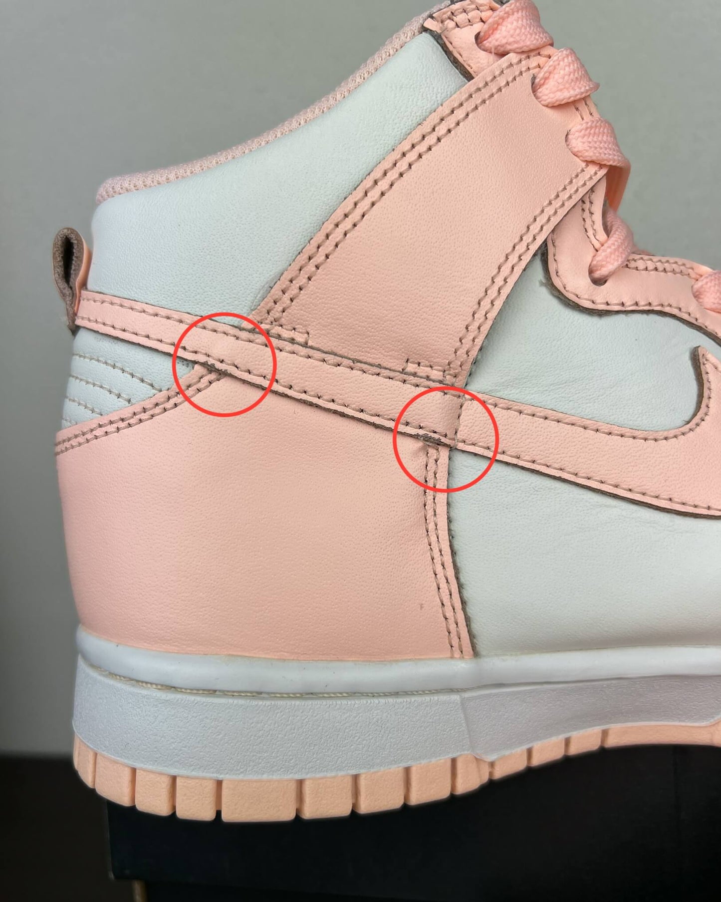 Nike Dunk High Sail Crimson Tint (W)