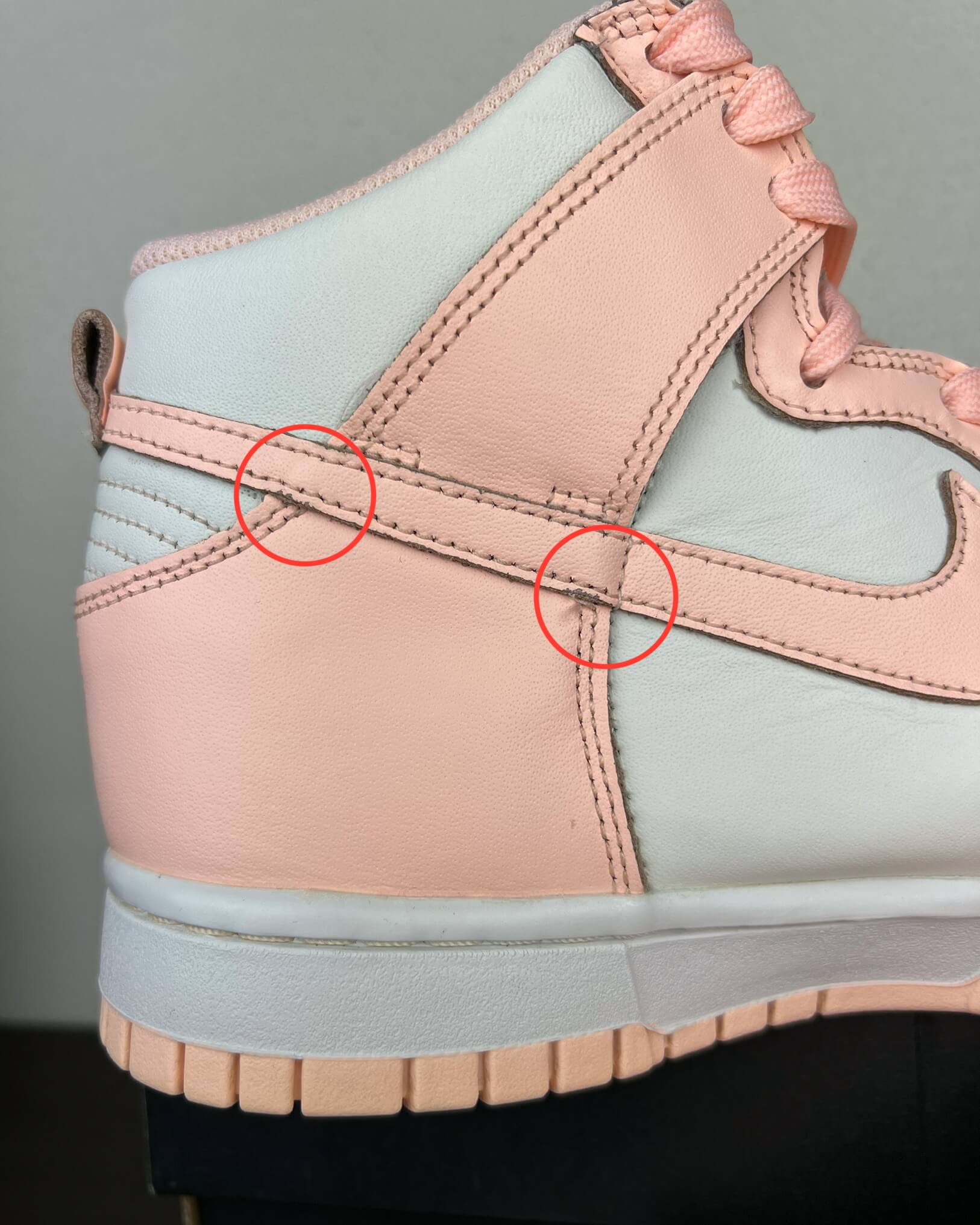 Nike Dunk High Sail Crimson Tint (W)