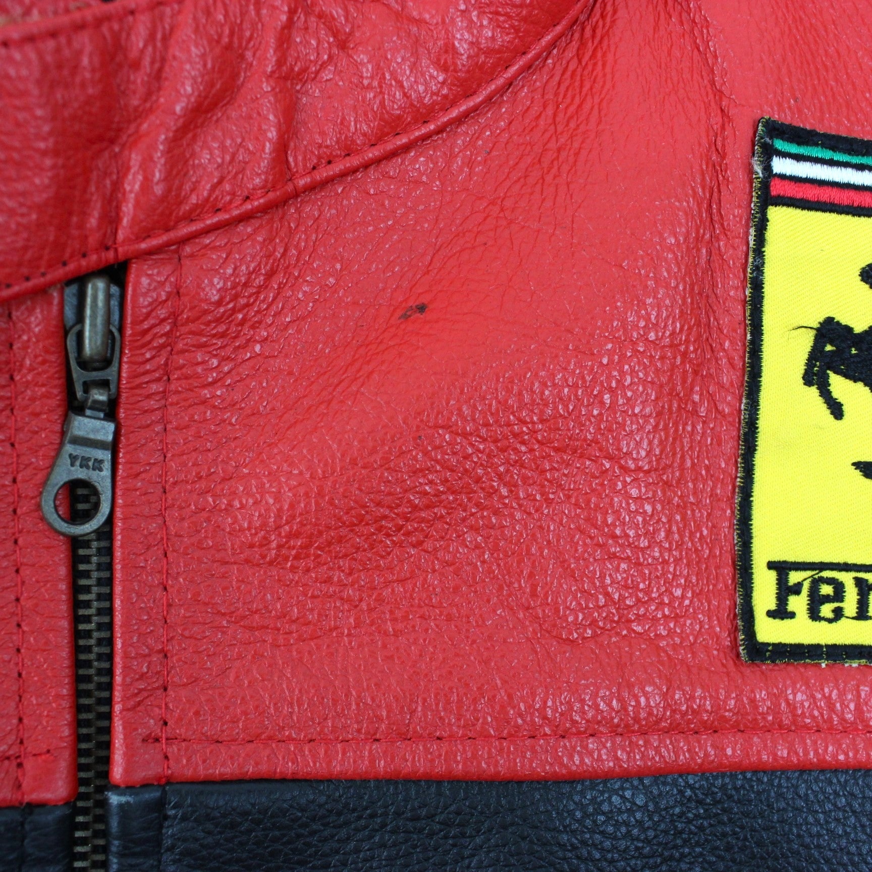 Vintage Ferrari Leather Jacket