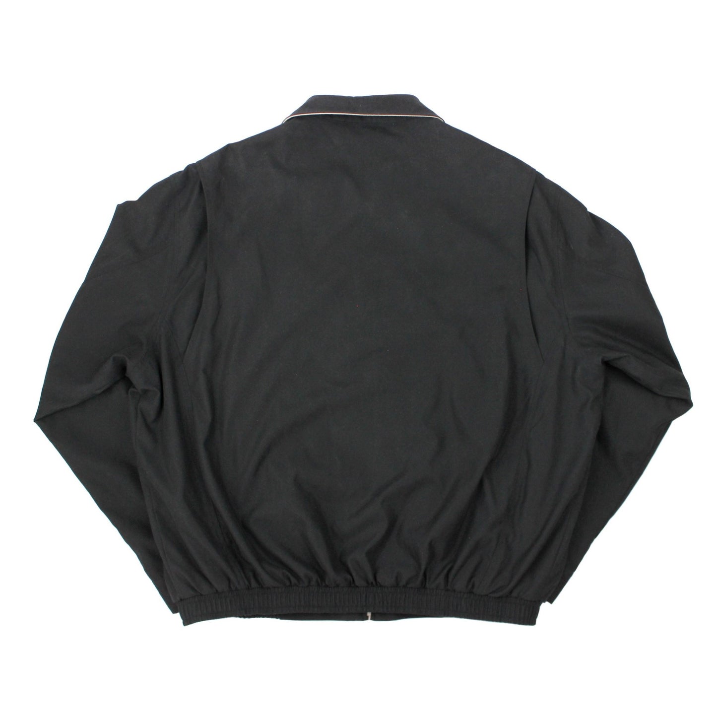 Vintage Polo Ralph Lauren Black Harrington Jacket Tartan Lining
