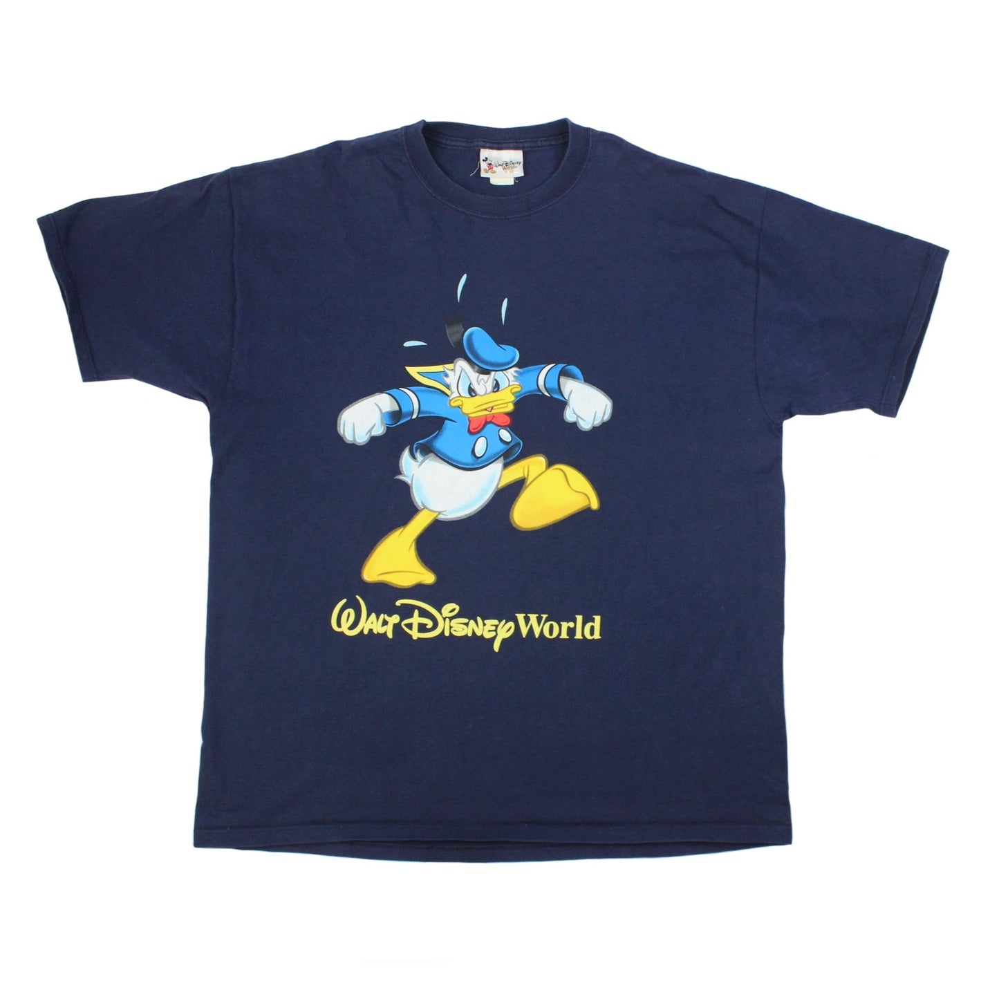 Vintage Walt Disney Donald Duck Blue T-Shirt Made in USA (1)