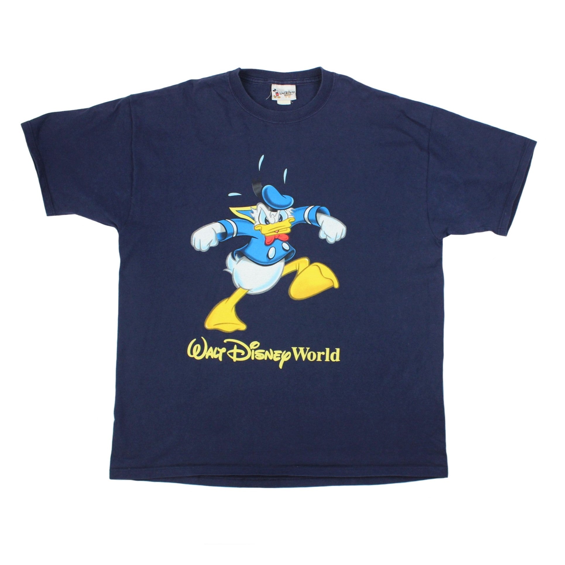 Vintage Walt Disney Donald Duck Blue T-Shirt Made in USA (1)
