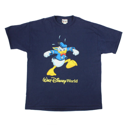 Vintage Walt Disney Donald Duck Blue T-Shirt Made in USA (1)