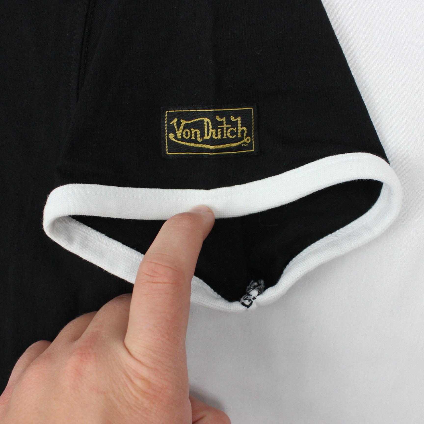 Von Dutch Y2K Big Logo T-Shirt Single Stitch