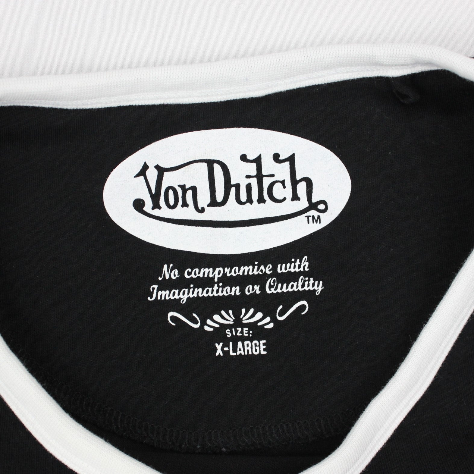 Von Dutch Y2K Big Logo T-Shirt Single Stitch